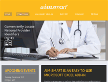 Tablet Screenshot of aim-smart.com
